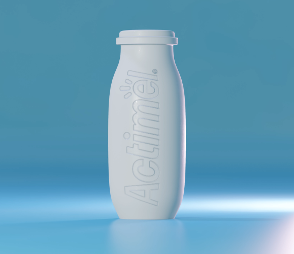 Een fles Actimel