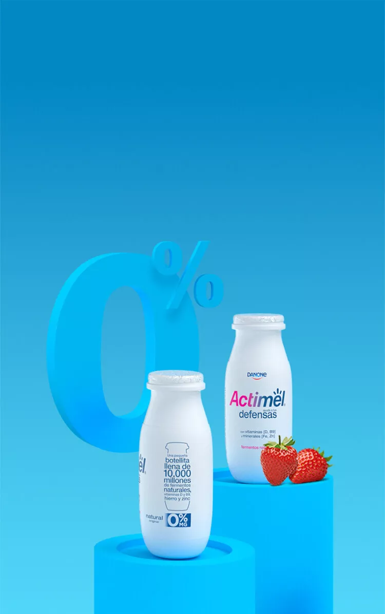 Actimel 0%0% Mobile Background