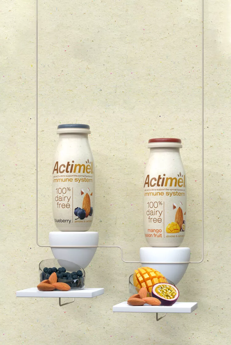 100% Dairy free Mobile Background